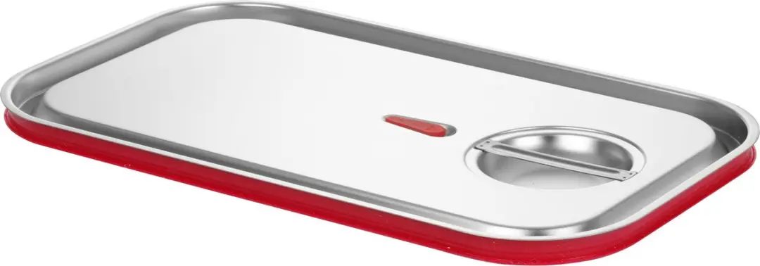 HENDI Deksel GN 265x325mm Silicone - Zilver - afbeelding 6 van 6