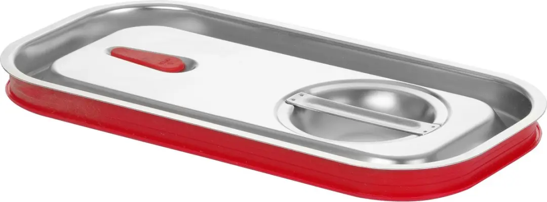 HENDI Deksel GN 265x325mm Silicone - Zilver