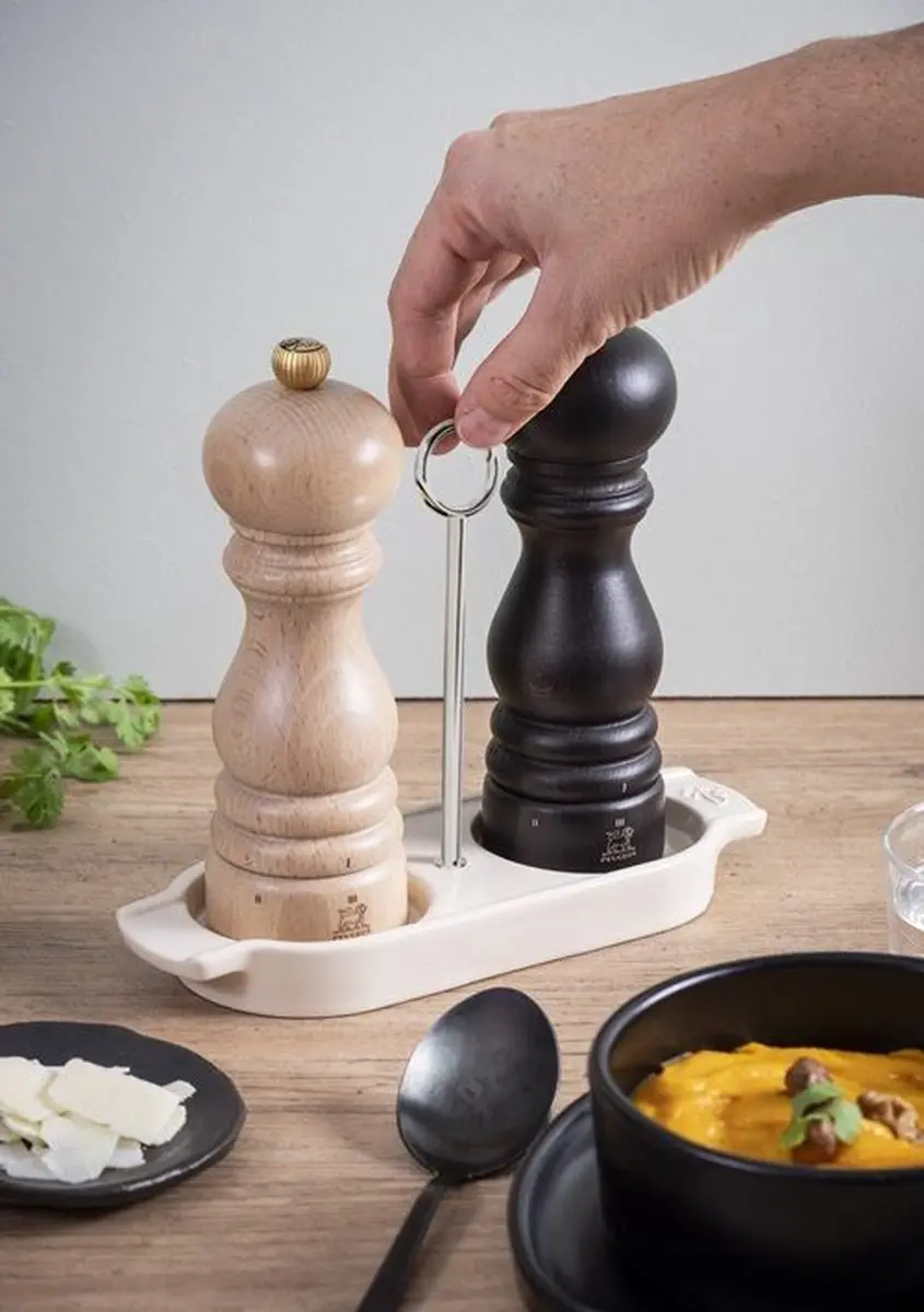 Peugeot Linea Peper- en Zoutmolen 16cm - Ecru Keramiek