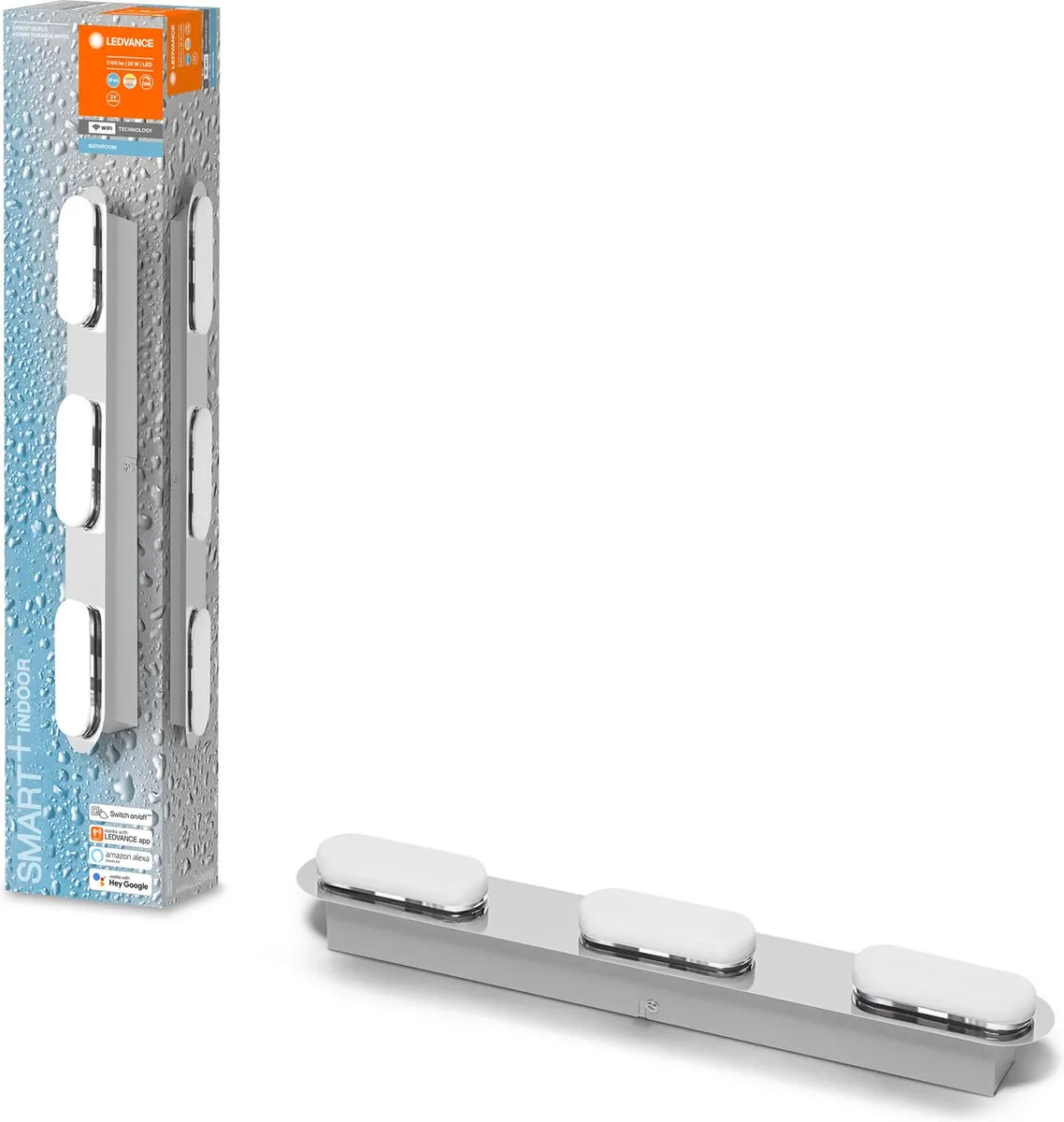 LEDVANCE BATHROOM DECORATIE Plafondarmatuur - Tunable White 3000K - Zilver