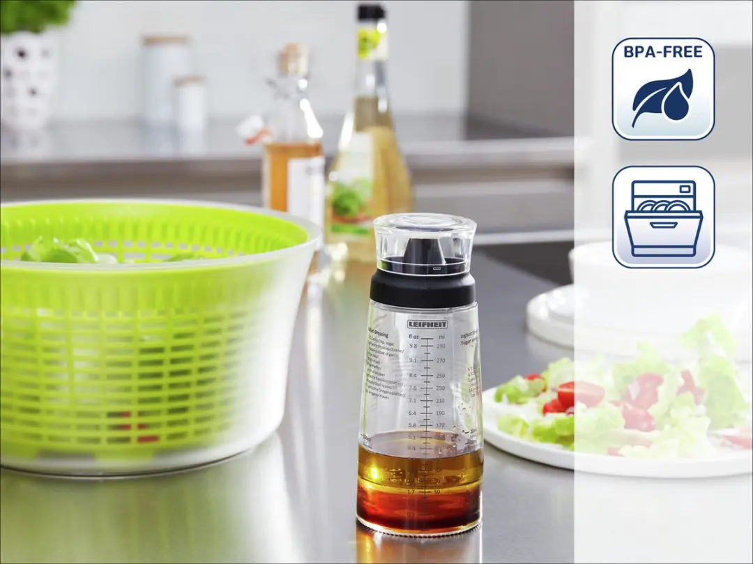 Leifheit ProLine Dressing-Shaker 300ml - Glas/Zwart