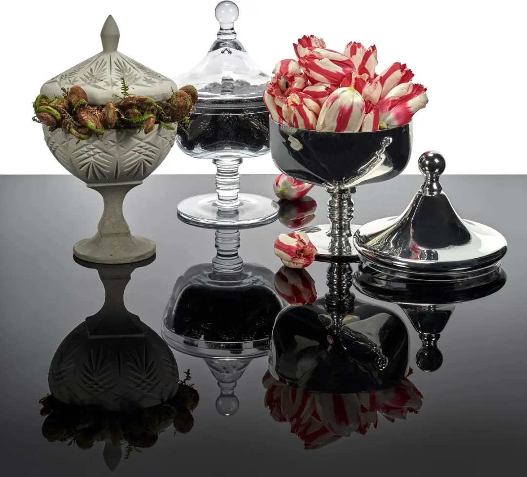 Serax Kris Van Assche Josephine Bonbonnière - Transparant Glas 16x25cm