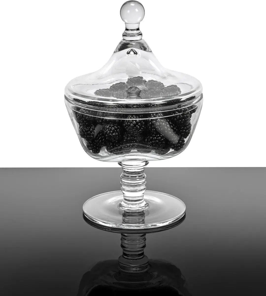 Serax Kris Van Assche Josephine Bonbonnière - Transparant Glas 16x25cm