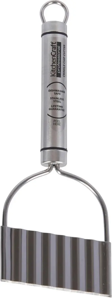 KitchenCraft RVS Golfmes/Garneermes - Zilver