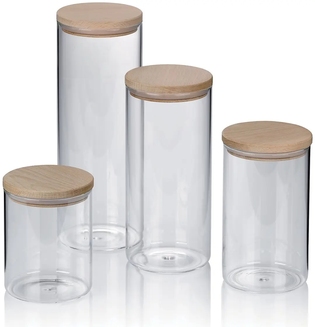 Kela Amelie Voorraadpot 1,5L - Glas Transparant