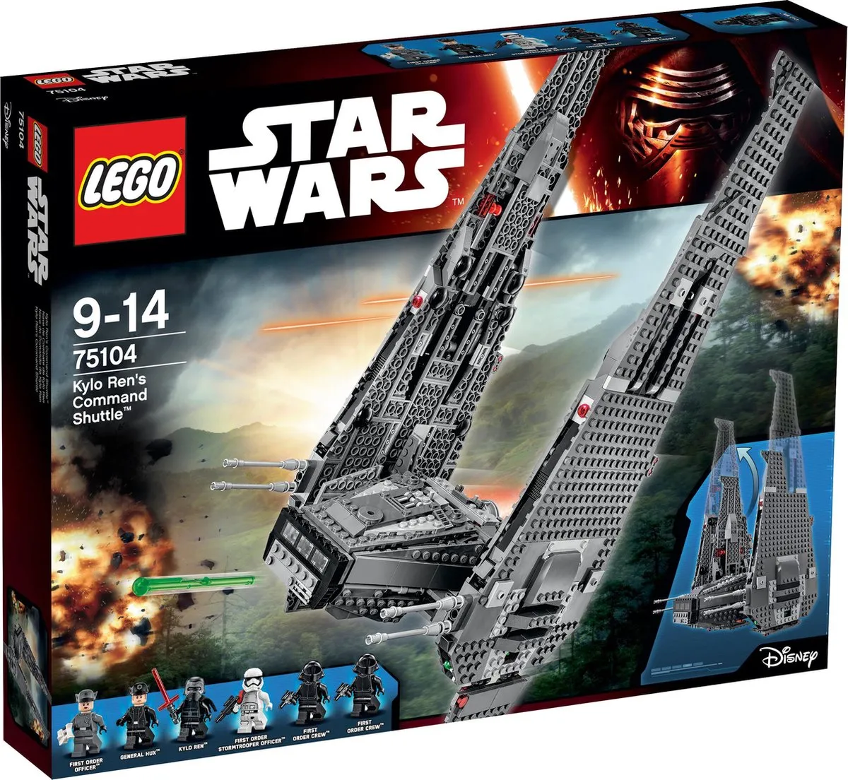 LEGO Star Wars Kylo Ren Command Shuttle 75104