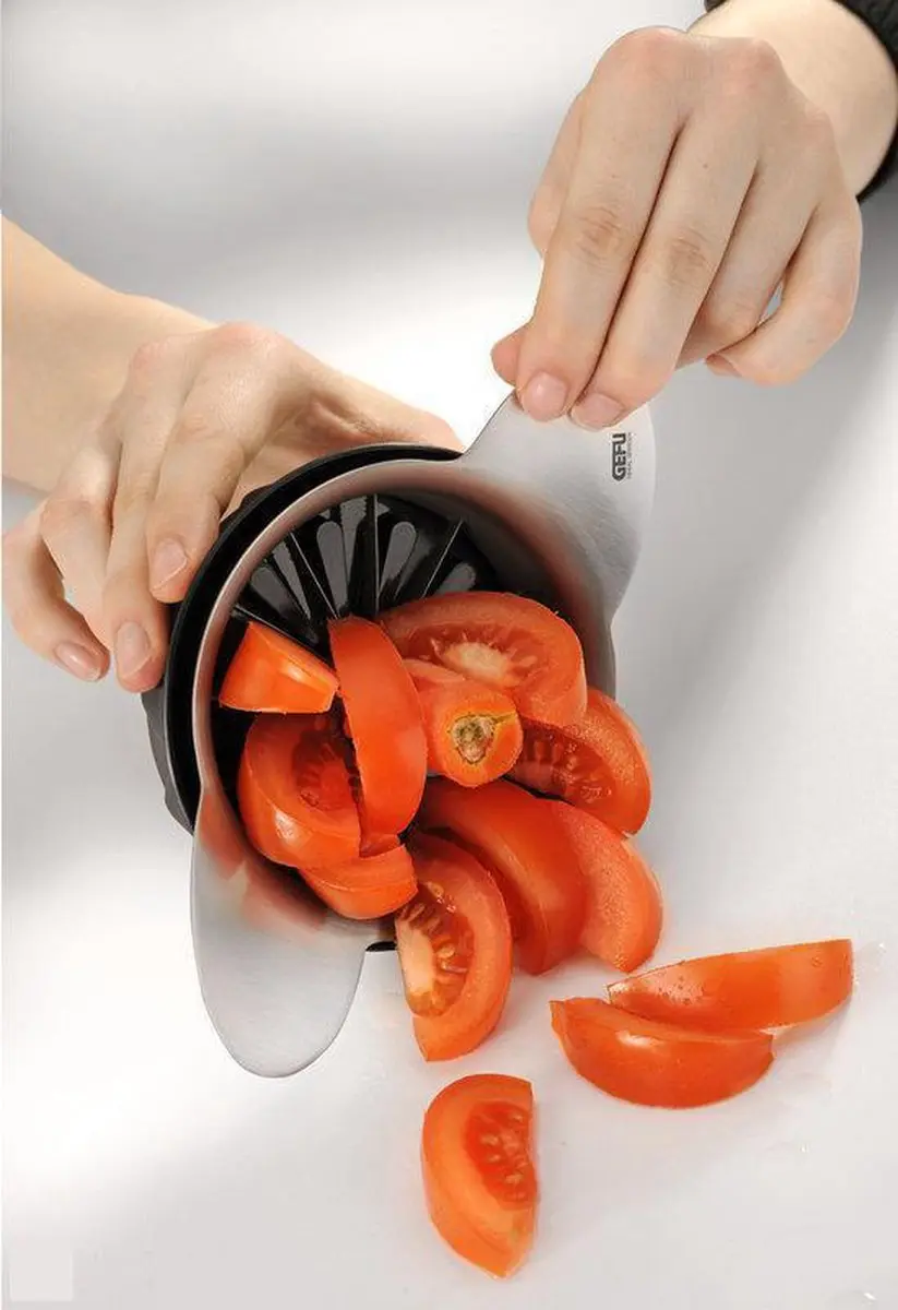 GEFU POMO Appel-/Tomatendeler - RVS Zilver