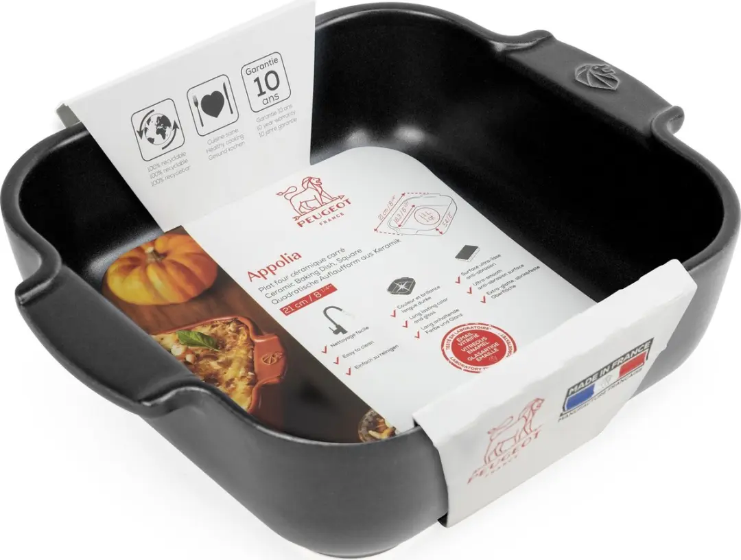 Peugeot Appolia Ovenschaal 21cm - Satijnzwart