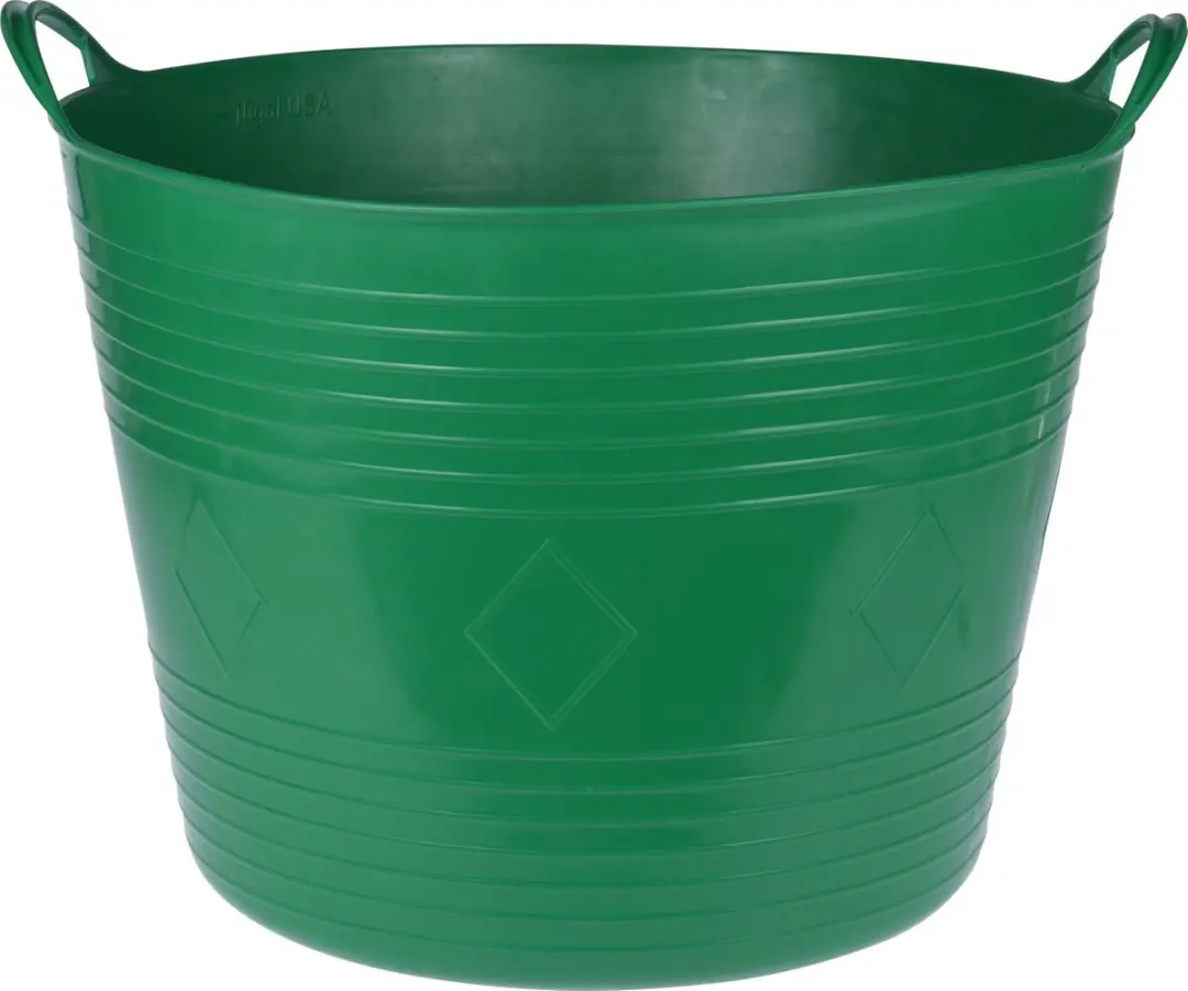 Excellent Houseware Flexibele Emmer 40L - 2 Stuks Donkergroen