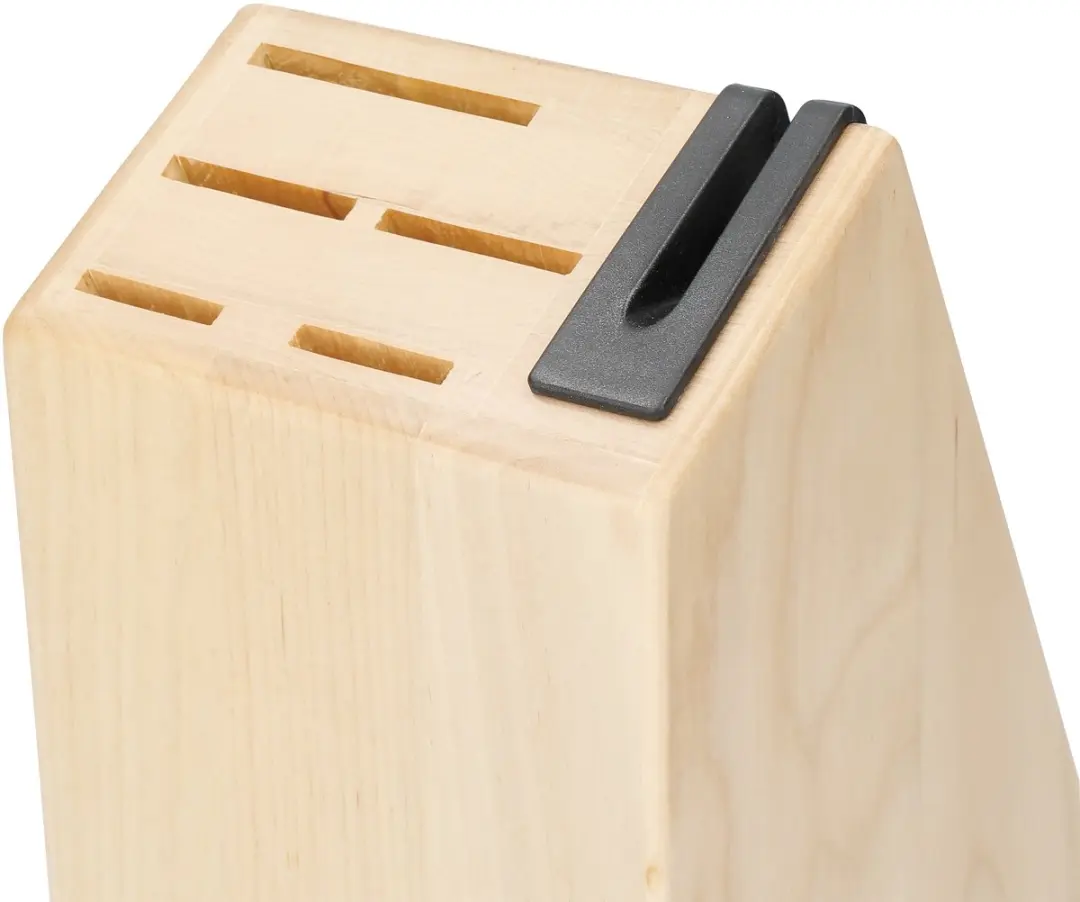 KitchenAid Messenset 5-delig RVS - Berkenhouten Blok - 5 Stuks - afbeelding 5 van 6