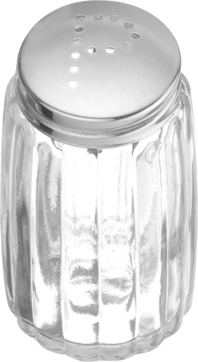 HENDI Peper- en Zoutstrooierset 465387 - ⌀4cm - Transparant - 2 Stuks
