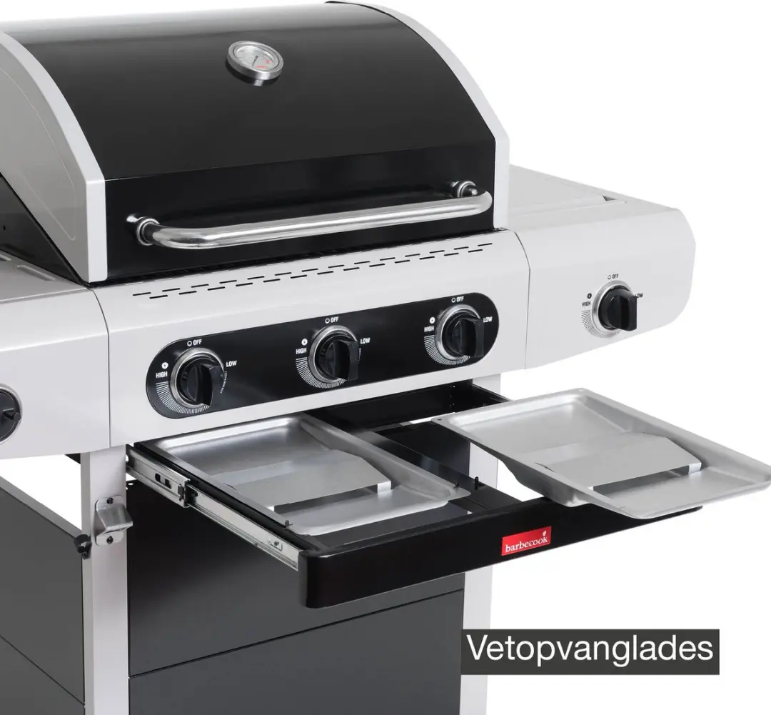 Barbecook Siesta 310 Black Edition Gas BBQ - 3 Branders - Zwart