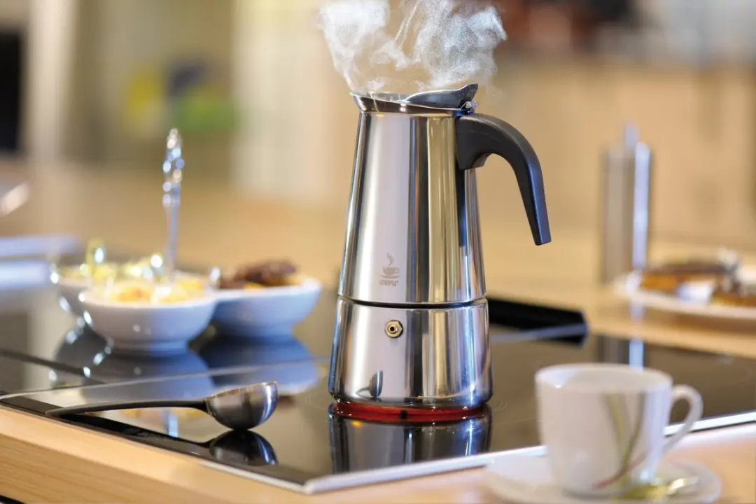 GEFU Emilio Percolator 2 Kops - Zilver
