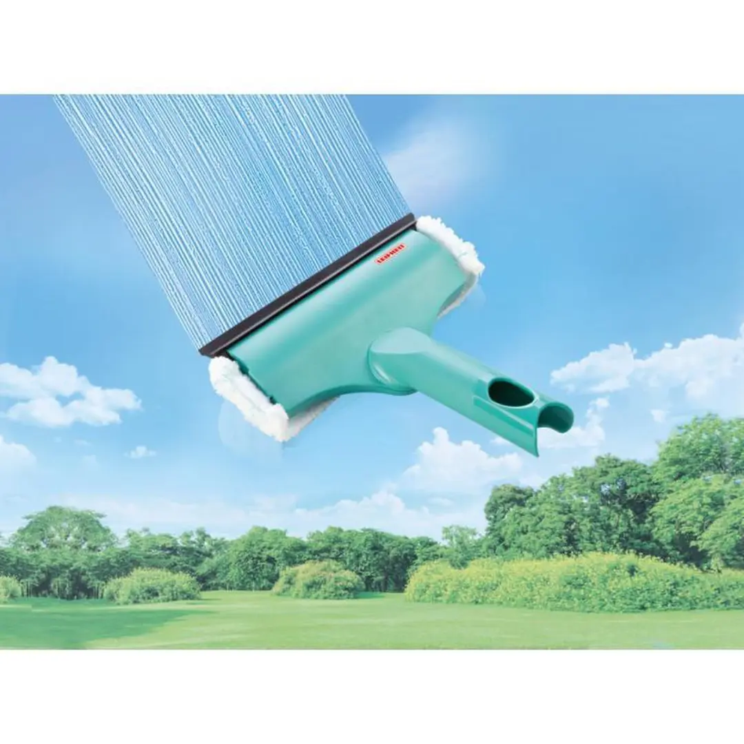 Leifheit Click System Raamwisser Mini 20cm - Wit/Turquoise