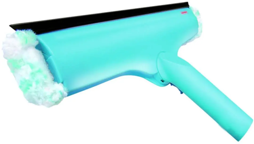 Leifheit Click System Raamwisser Mini 20cm - Wit/Turquoise