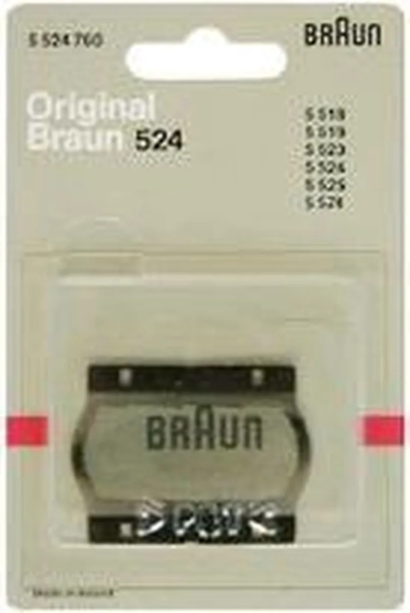 Braun Origineel Scheerblad 524 - Zilver