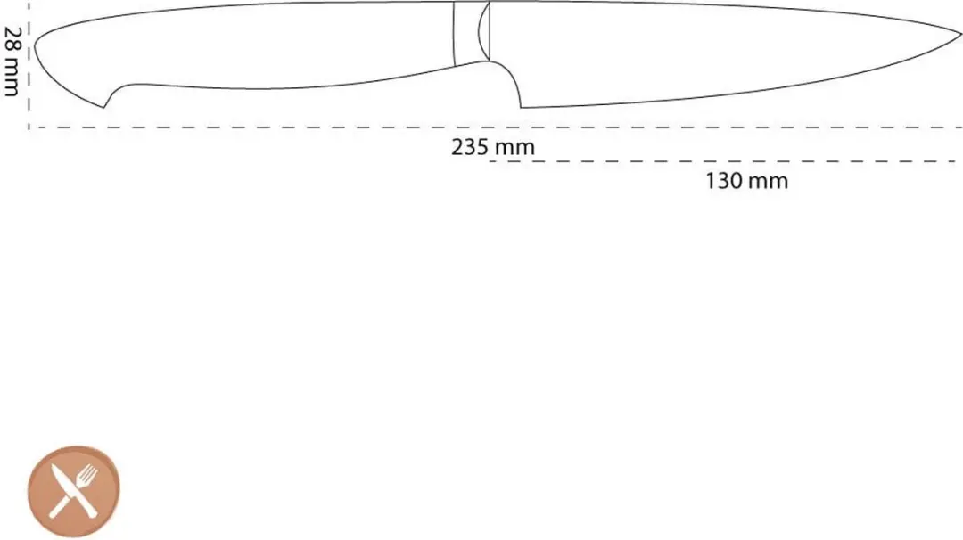Zwilling Bob Kramer Stainless Universeelmes 130mm - Zwart