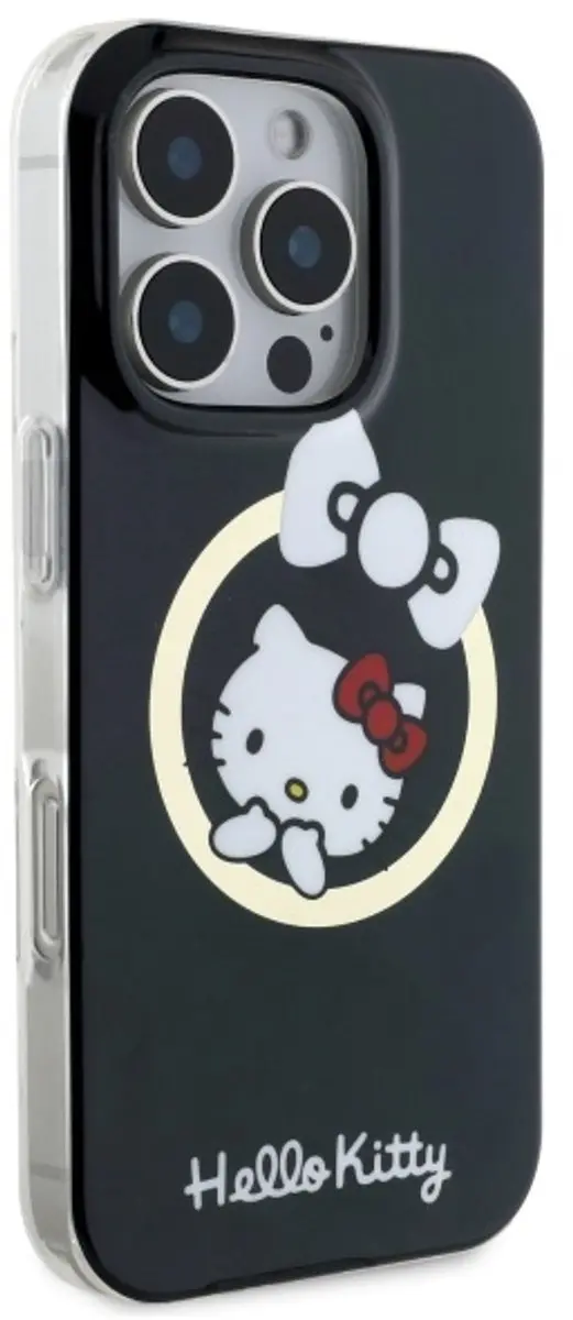 Hello Kitty MagSafe iPhone 16 Pro Max Hoes - Zwart - afbeelding 6 van 6