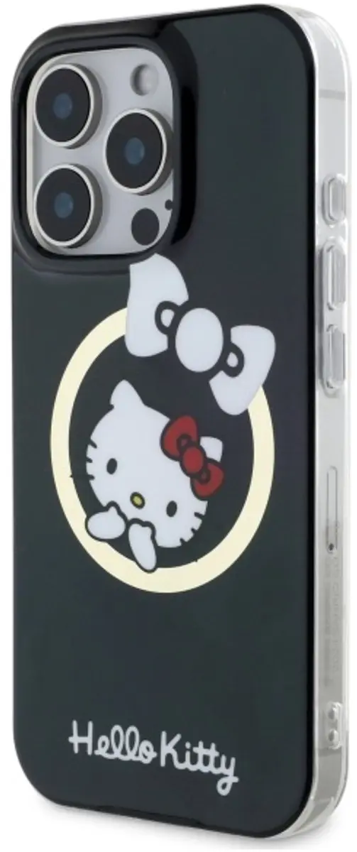 Hello Kitty MagSafe iPhone 16 Pro Max Hoes - Zwart