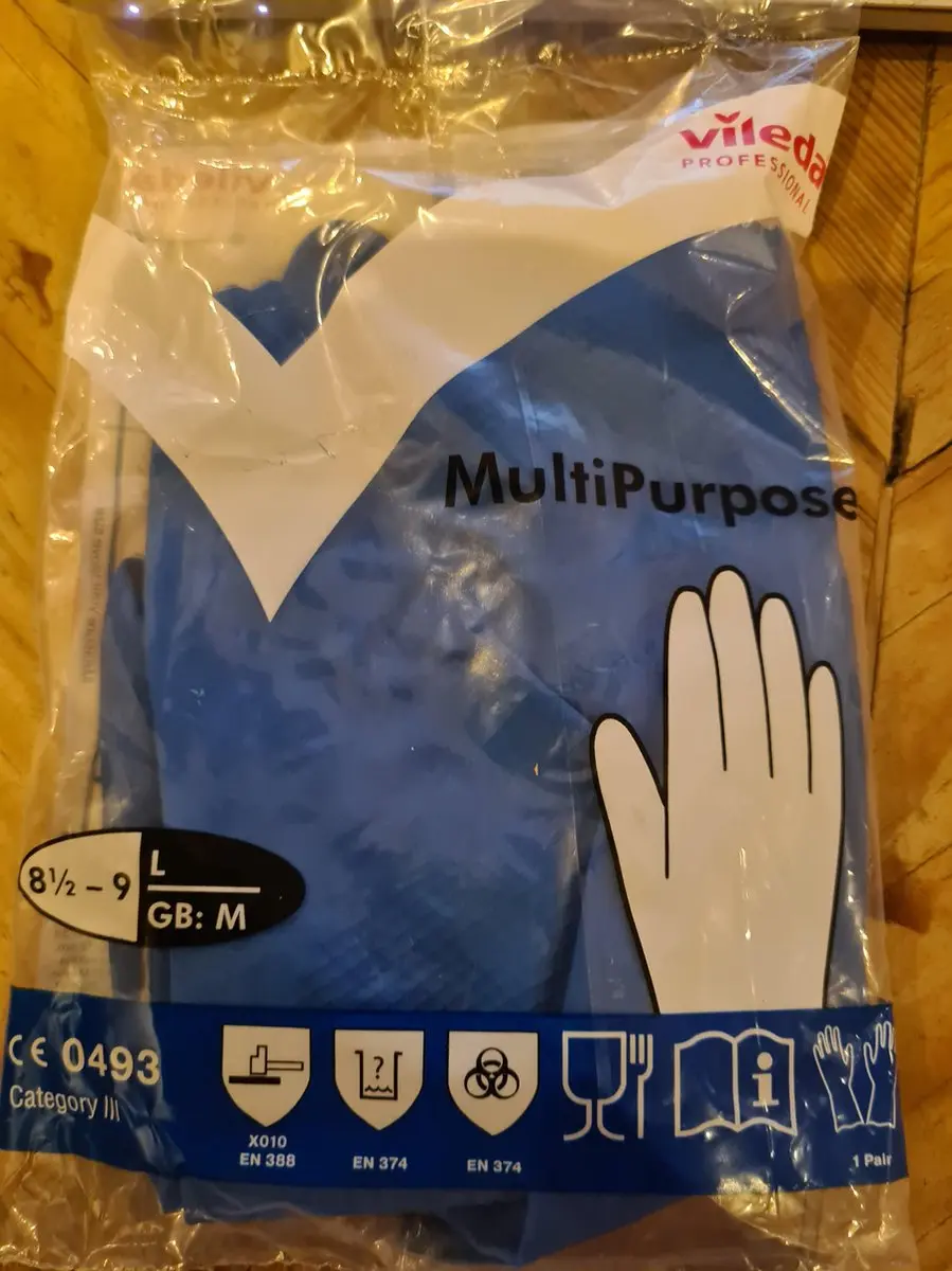 Vileda Schoonmaak Handschoenen Multipurpose M - Blauw