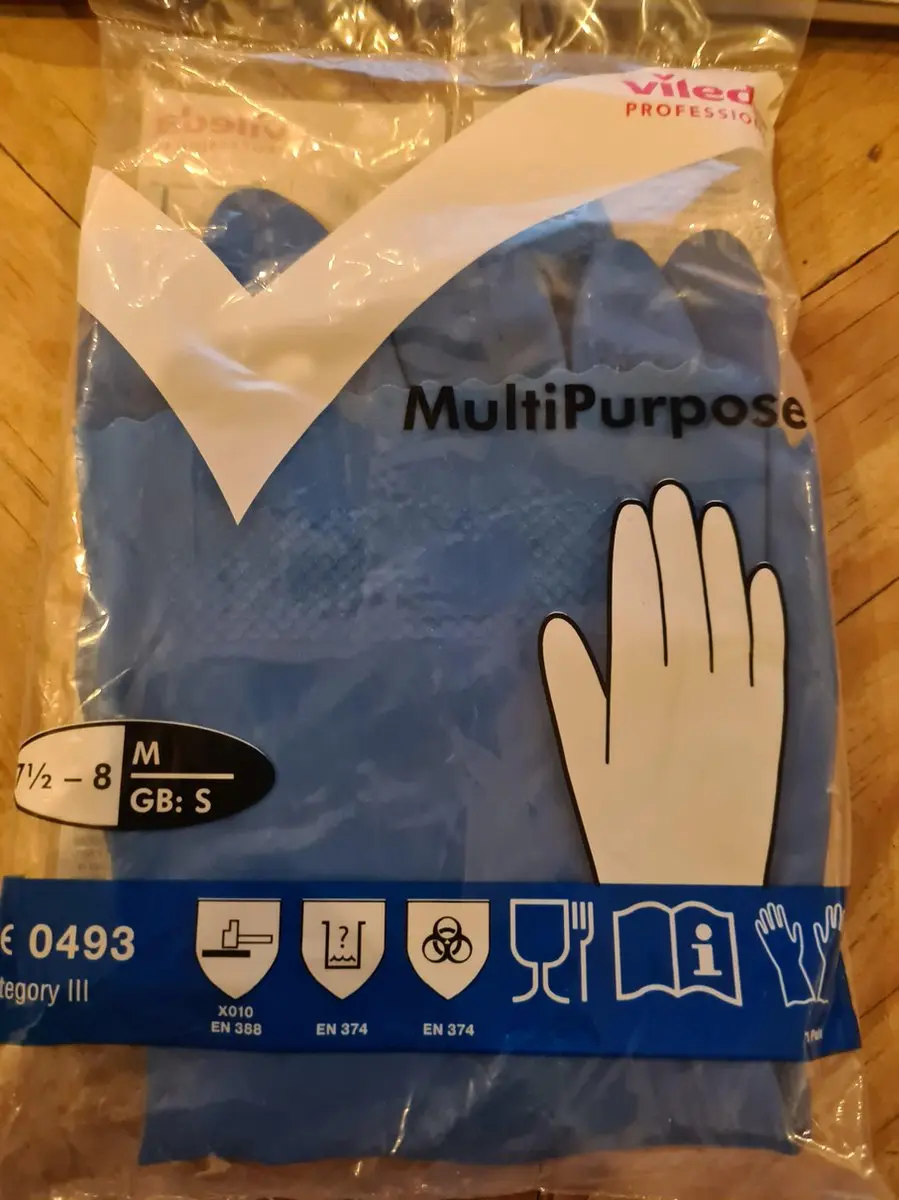 Vileda Schoonmaak Handschoenen Multipurpose M - Blauw