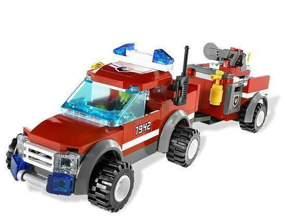 LEGO City Brandweer Pick-Up Truck 7942 - 127 Stukken