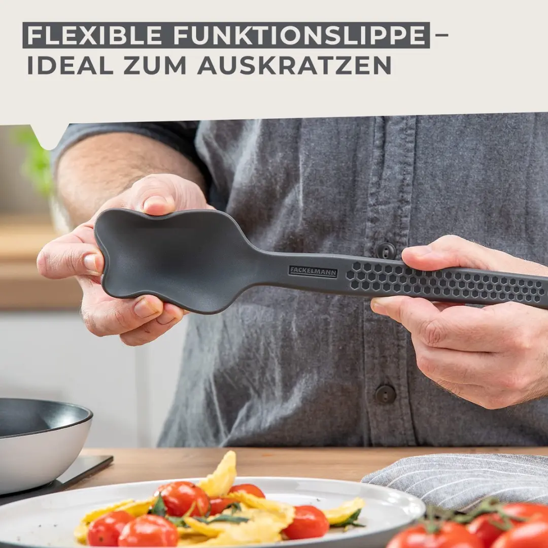 Fackelmann Statement Serveerlepel Grijs - 30cm