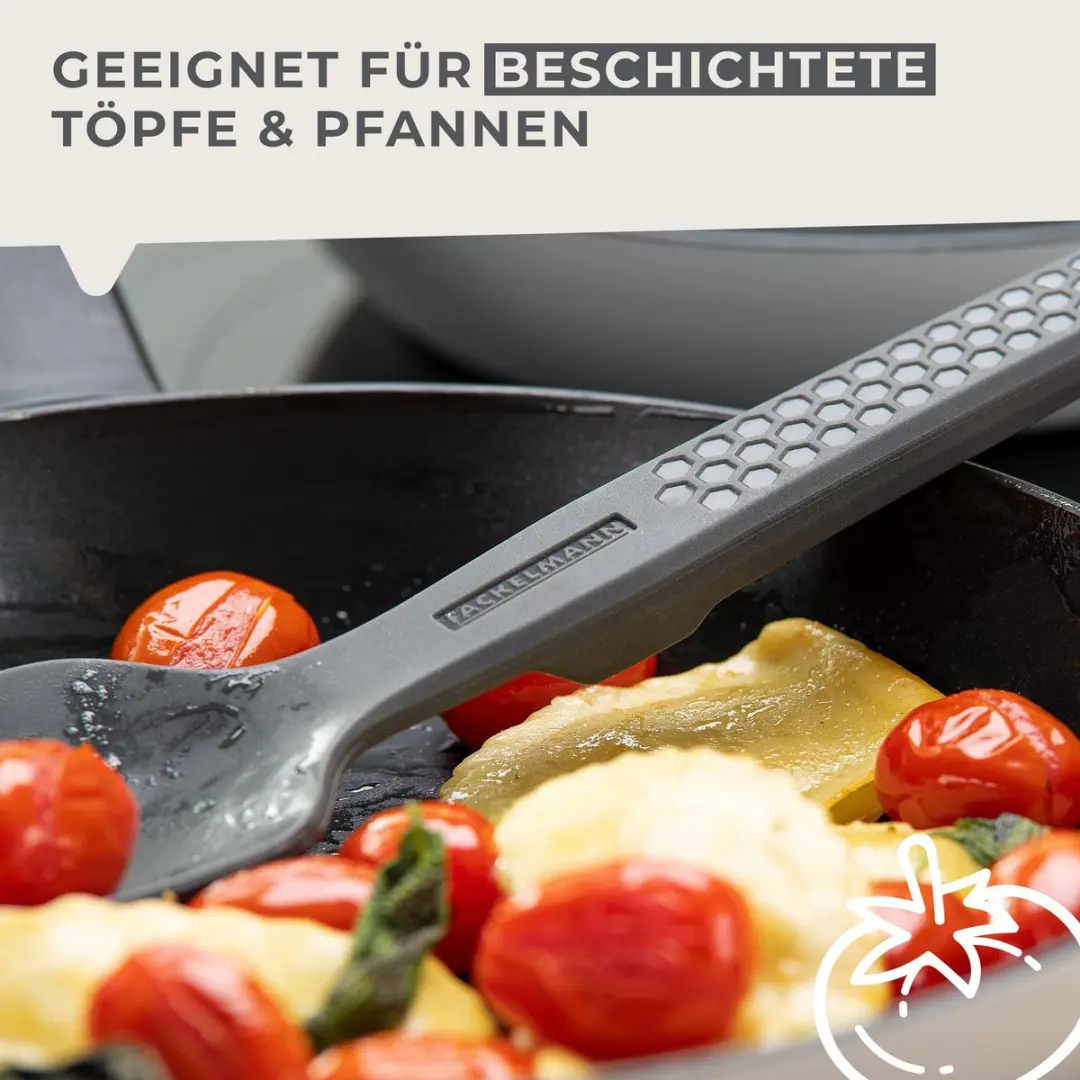 Fackelmann Statement Serveerlepel Grijs - 30cm