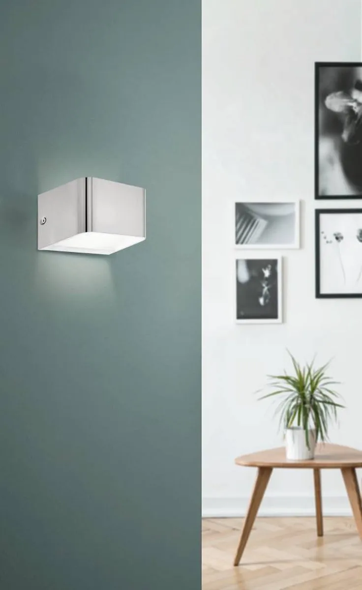 Eglo Sania 4 Wandlamp LED 13cm Nikkelmat
