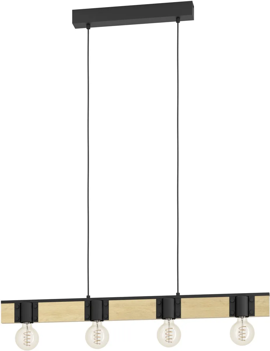 Eglo Bailrigg Hanglamp 5x E27
