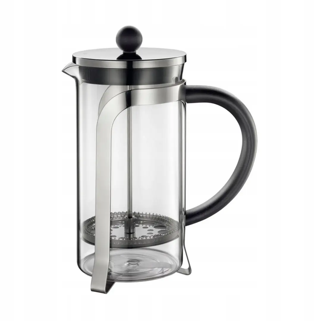 Cilio Cafetière/Theepot 6 Kopjes - RVS & Borosilicaatglas