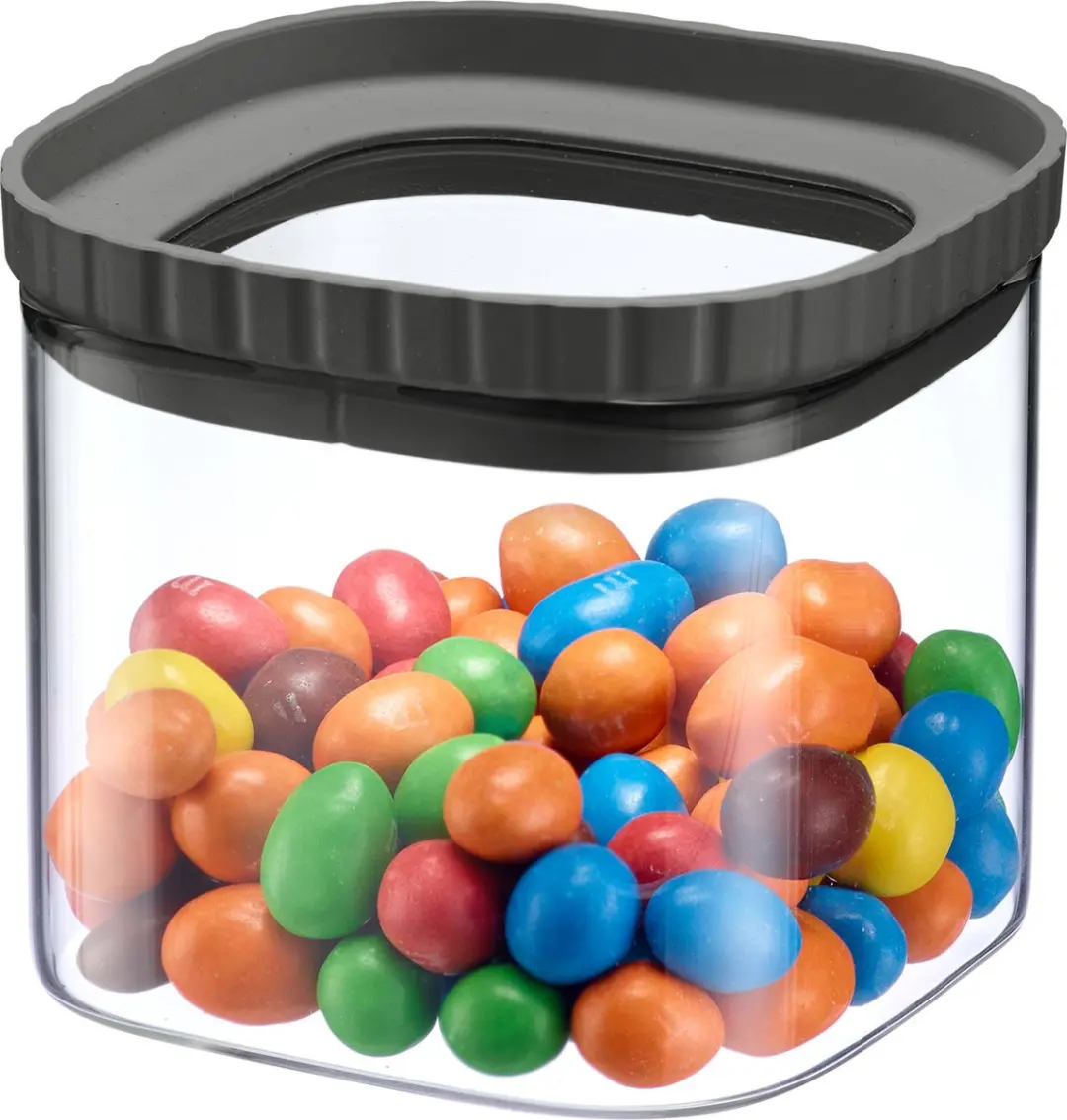 Westmark Glazen Pot 655ml - Zwart