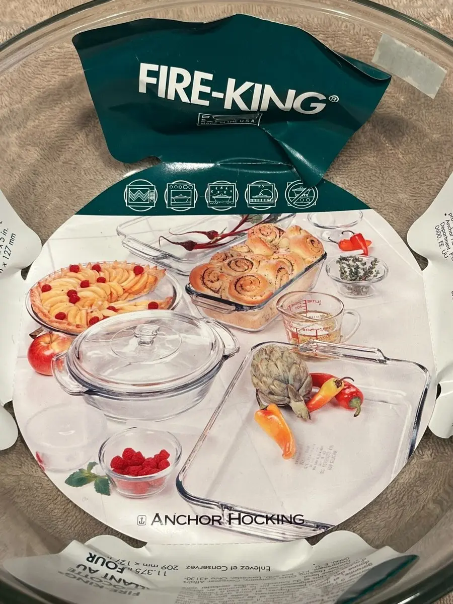 Anchor Fire King Ovenschaal 2L - Transparant - 2 Stuks