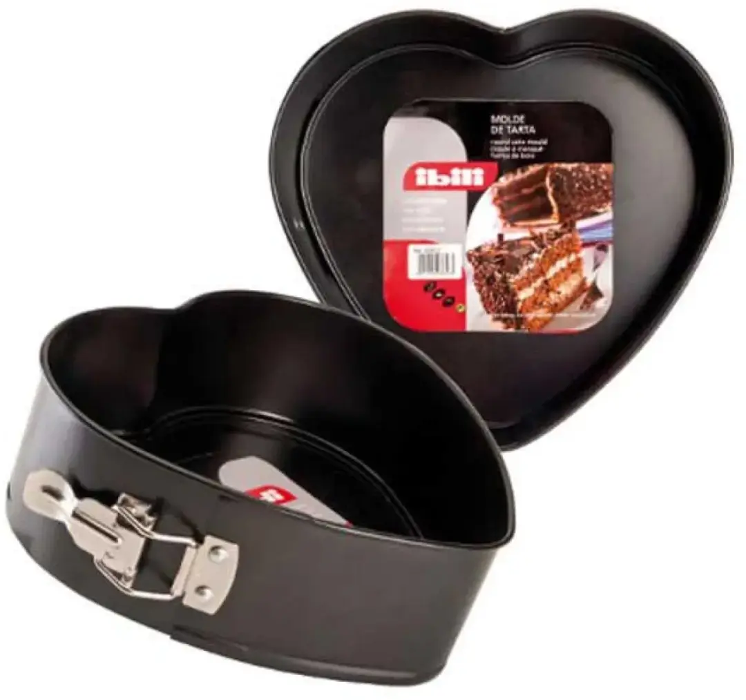 Ibili Springvorm Hart Moka 22cm - Anti-aanbak - Zwart