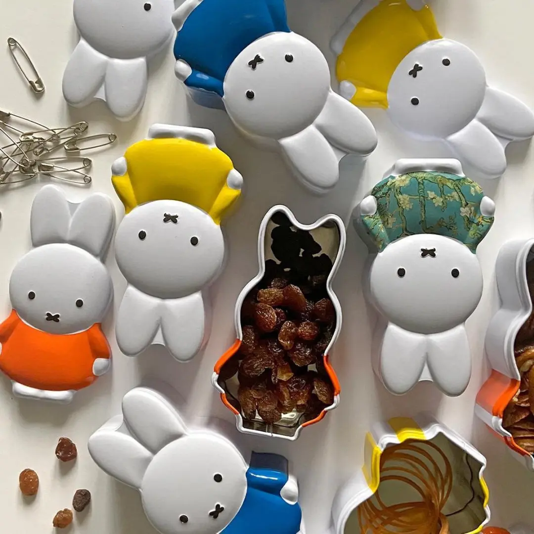 Nijntje Opbergblikken Pakket Dick Bruna Geel - 3 Stuks