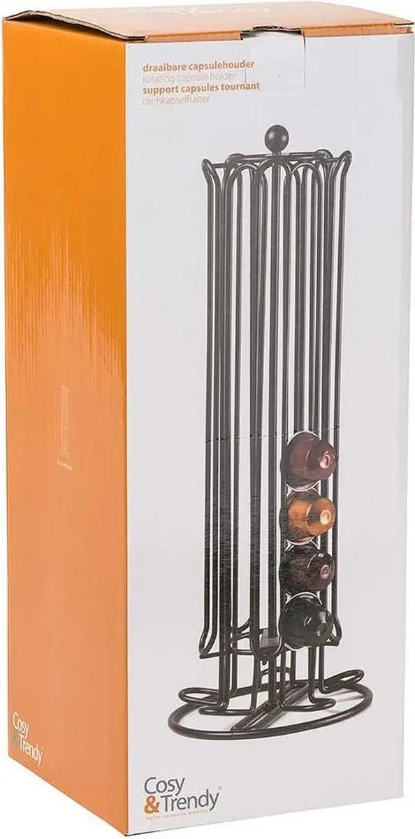 Cosy&Trendy Nespresso Cuphouder 50 Stuks - Draaibaar - Zwart