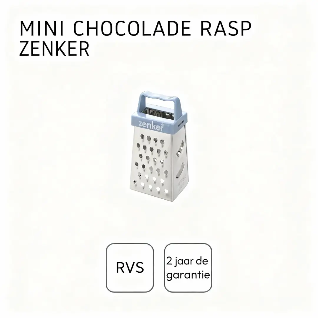Zenker Sweet Sensation Mini Bakrasp 7,5cm - Blauw