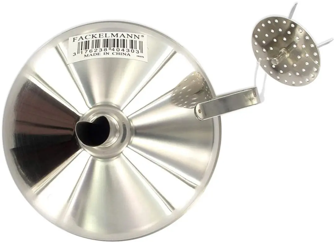 Fackelmann Keukentrechter RVS 14cm met zeef