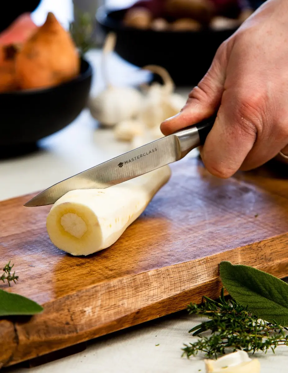 Masterclass Officemes 11.5cm Zelfscherpend Utility Knife - Zwart