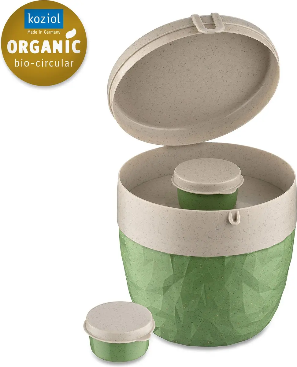 Koziol Bentobox Organic - 0,8L - 4 Vakken - Groen