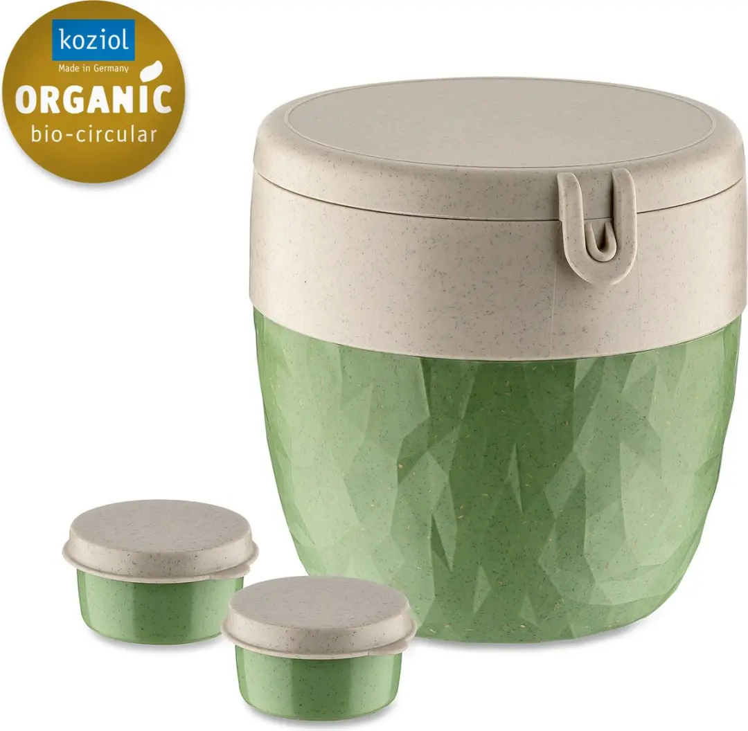 Koziol Bentobox Organic - 0,8L - 4 Vakken - Groen