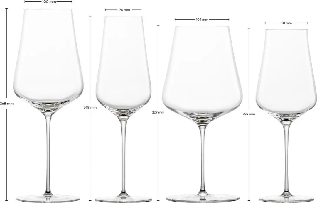 ZWIESEL GLAS Duo Set Wijnglazen - 8 Stuks