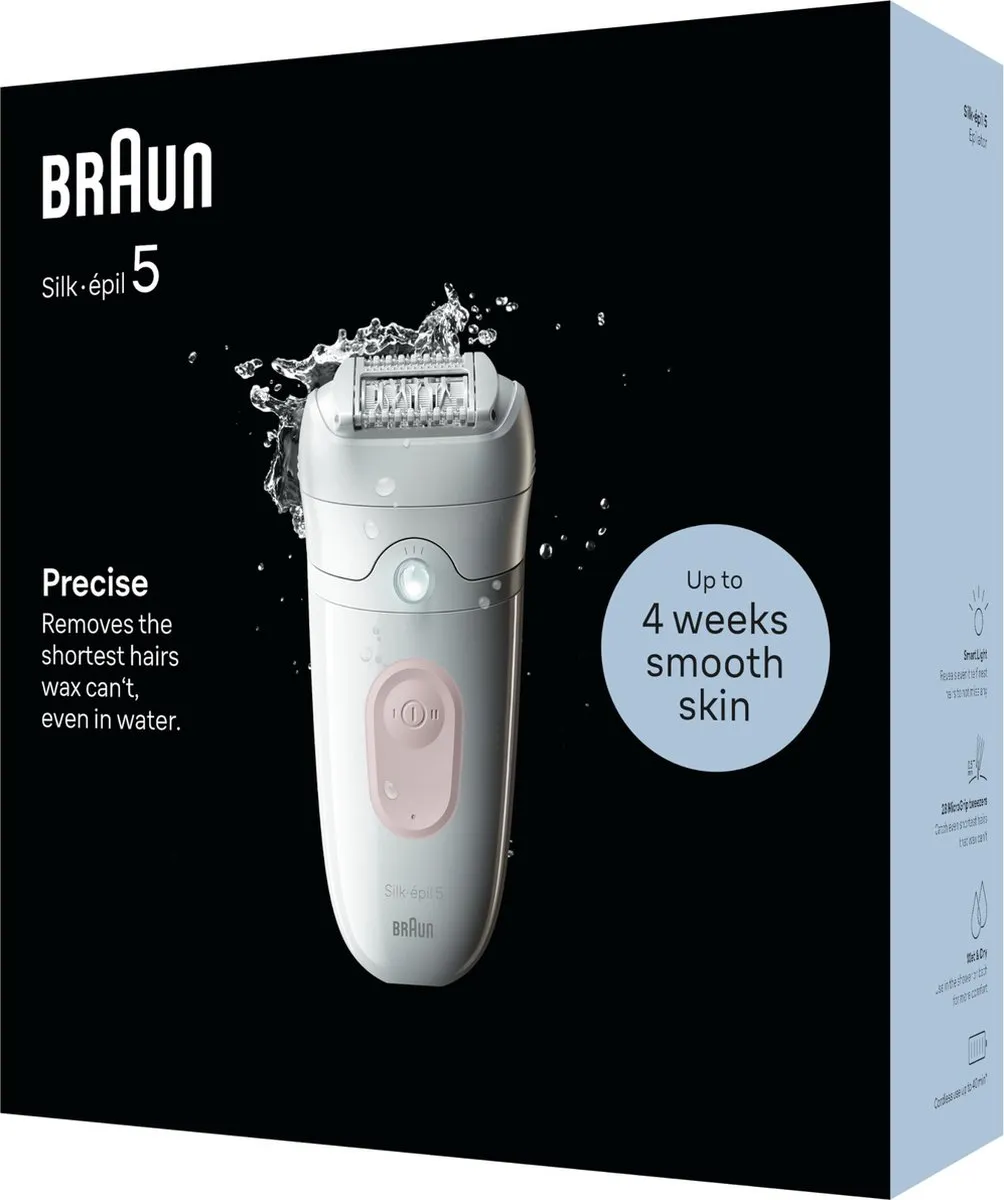 Braun Silk-épil 5 5-000 Epilator - Wit/roze