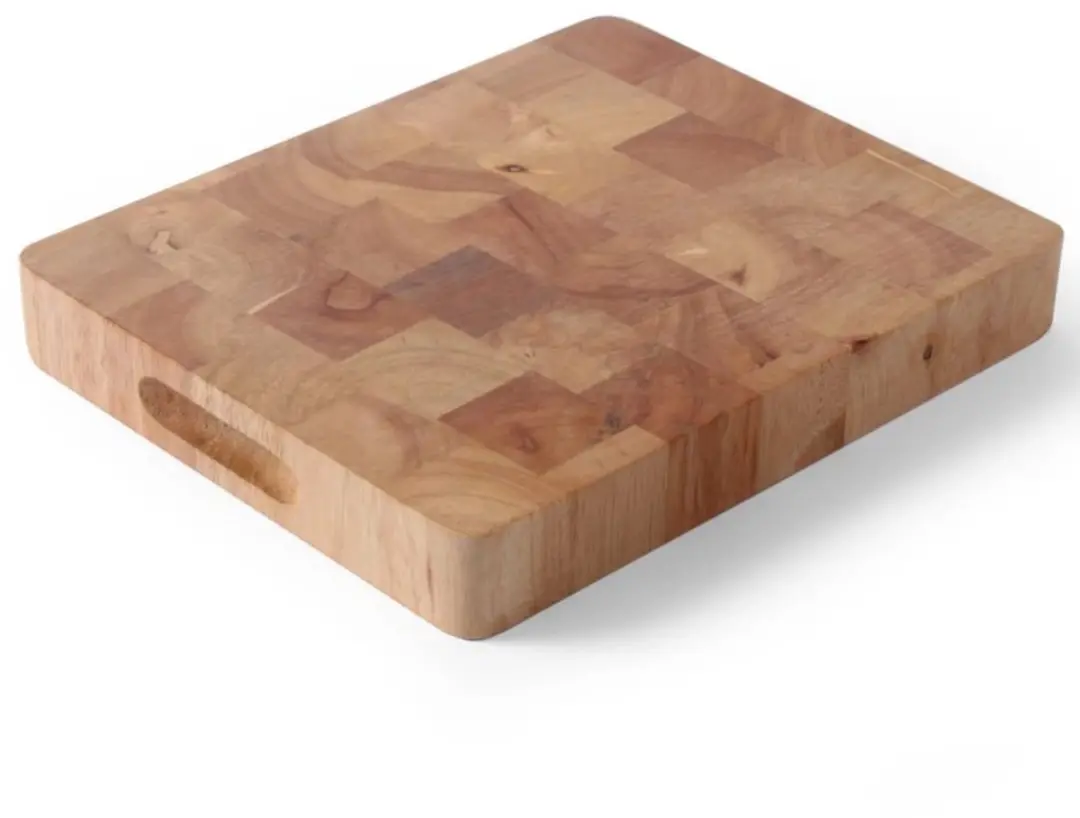 Hendi Dikke Snijplank Rubberhout 265x325mm