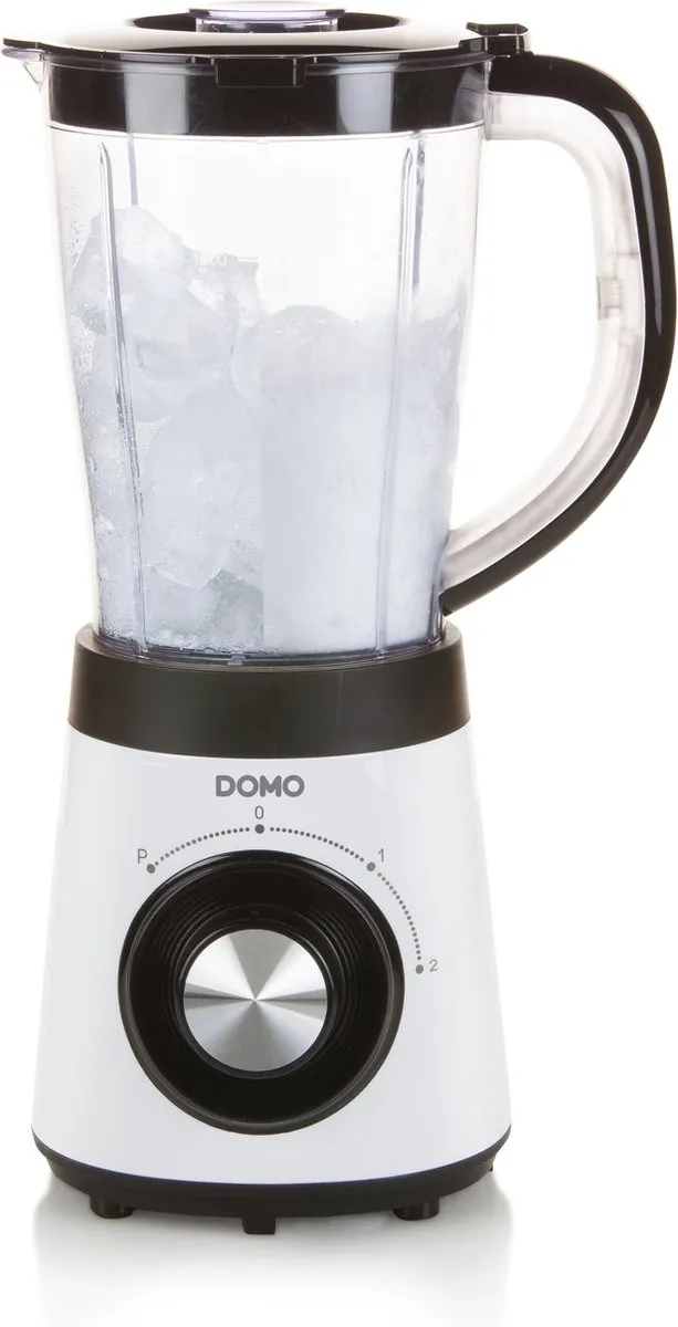 Domo DO9203BL Blender 500W 1,5L - Zwart/Wit