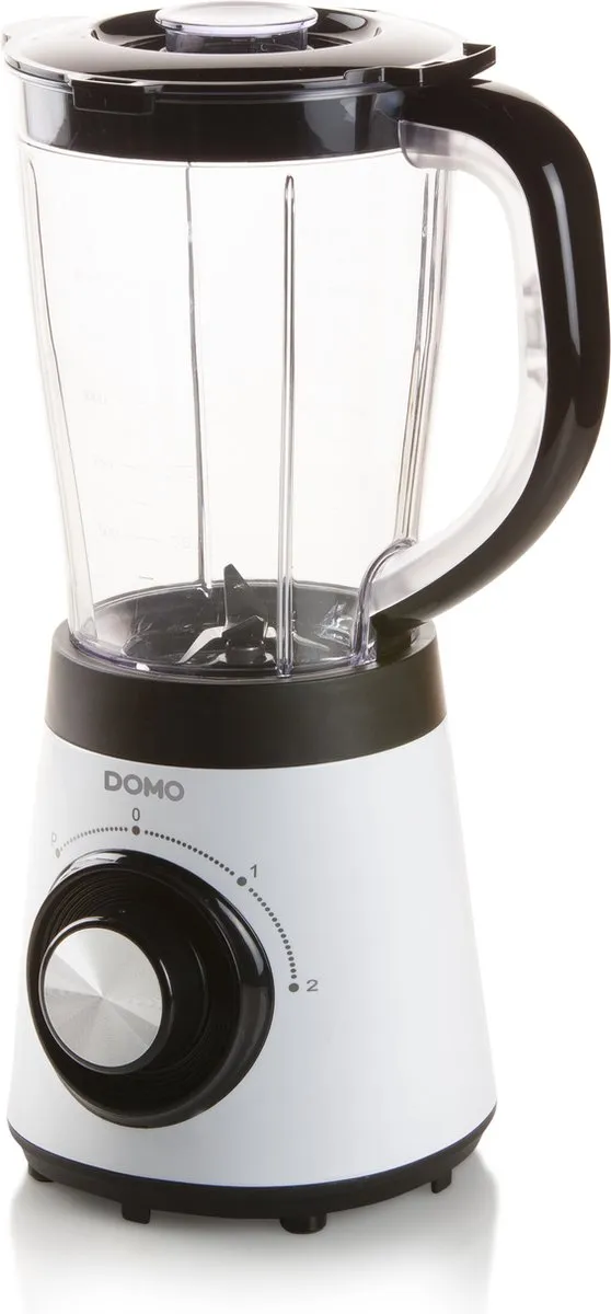 Domo DO9203BL Blender 500W 1,5L - Zwart/Wit