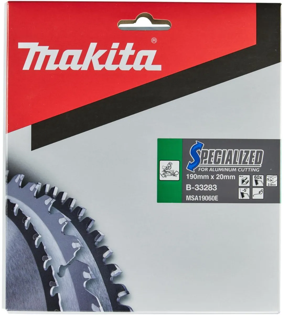 Makita B-33283 Afkortzaagblad Aluminium 190mm 60T