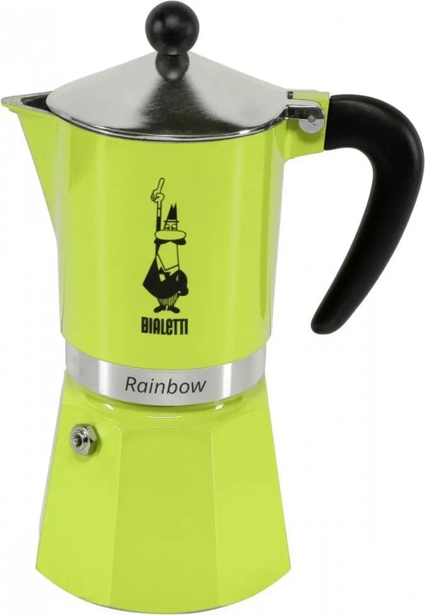 Bialetti Rainbow 0004973 Espressopot - 6 Koppen - Groen - afbeelding 6 van 6