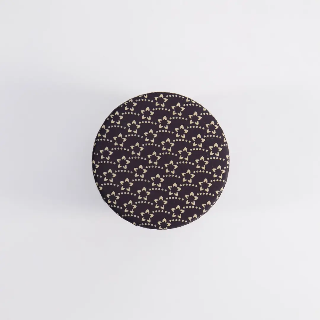 Tokyo Design Studio Flower Theeblik - Donkerblauw RVS 200g