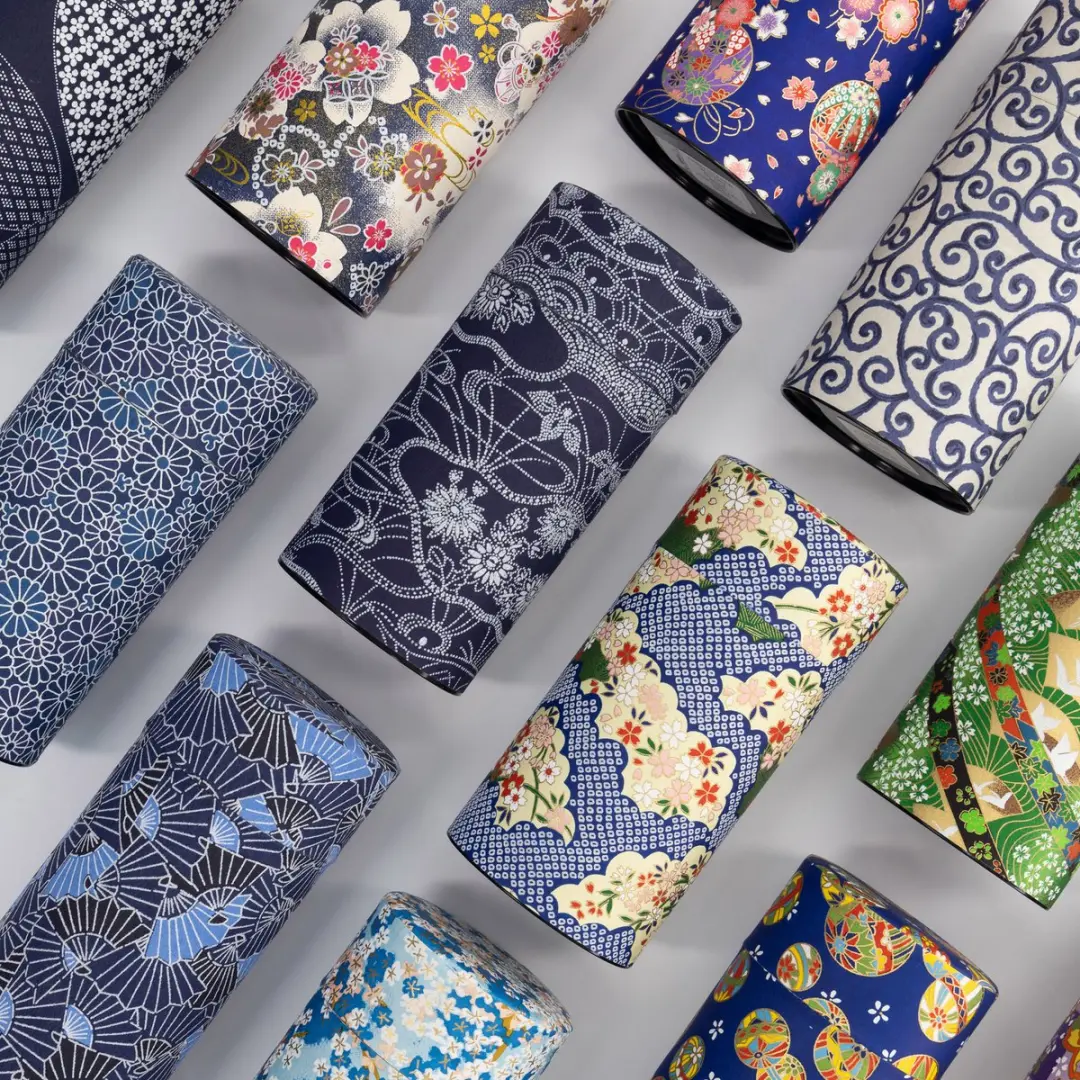 Tokyo Design Studio Flower Theeblik - Donkerblauw RVS 200g